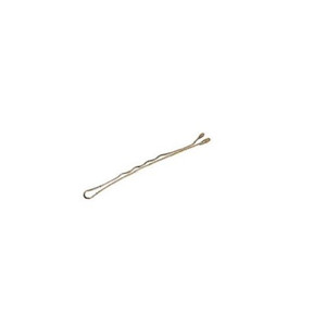 Comair 3150150 Pretty Fashion Wellige Haarspangen, 500 Stück, 59 mm, Gold Comair 3150150 Pretty Fashion Wellige Haarspangen, 500 Stück, 59 mm, Gold