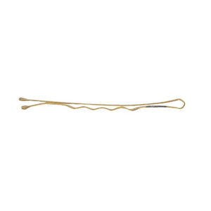 Comair Pretty Fashion Haarspangen aus gewelltem Karton, 24 Clips, 48 mm, Gold, 24 Stück Comair Pretty Fashion Haarspangen aus gewelltem Karton, 24 Clips, 48 mm, Gold, 24 Stück