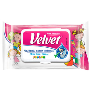 Kimberly-Clark Velvet feuchtigkeitsspendendes Toilettenpapier A42 Junior 16 Kimberly-Clark Velvet feuchtigkeitsspendendes Toilettenpapier A42 Junior 16