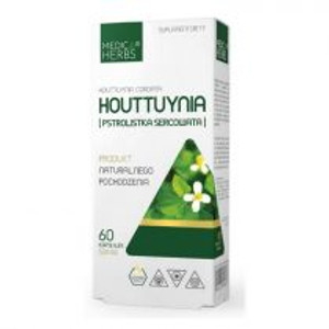 Medica Herbs Houttuynia Kardiogramm 520 mg 60 Kapseln Medica Herbs Houttuynia Kardiogramm 520 mg 60 Kapseln