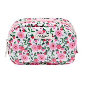 Cath Kidston Kulturbeutel Erdbeere Kleine Make-up-Tasche mit Spiegel Cath Kidston Kulturbeutel Erdbeere Kleine Make-up-Tasche mit Spiegel