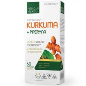 Medica Herbs Kurkuma + Piperin 600 mg 60 Kapseln Medica Herbs Kurkuma + Piperin 600 mg 60 Kapseln