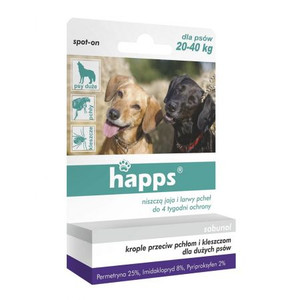 Happs Zecken- und Flohschutz für Hunde 5-10 kg 4x 1 ml Happs Zecken- und Flohschutz für Hunde 5-10 kg 4x 1 ml