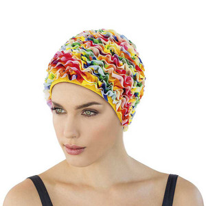 Exklusive Damen-Badekappe von Fashy, Einheitsgröße, mehrfarbig Exklusive Damen-Badekappe von Fashy, Einheitsgröße, mehrfarbig