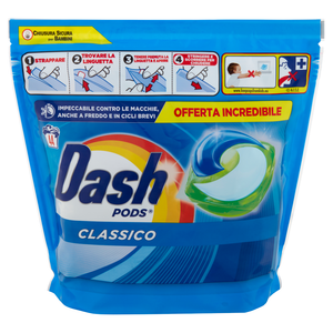 Dash LAV PODS 44 ECODOSI CLASSICO Waschmittel Dash LAV PODS 44 ECODOSI CLASSICO Waschmittel