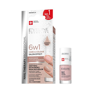 Eveline Nail Therapy 6-in-1-Pflege- und Farbkonzentrierte Nagelbehandlung Shimmering Nude 5 ml Eveline Nail Therapy 6-in-1-Pflege- und Farbkonzentrierte Nagelbehandlung Shimmering Nude 5 ml