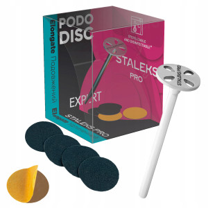 Pododisc STALEKS Edelstahl-Pedikürescheibe mit 5 Einweg-Klebepads 180 Pododisc STALEKS Edelstahl-Pedikürescheibe mit 5 Einweg-Klebepads 180