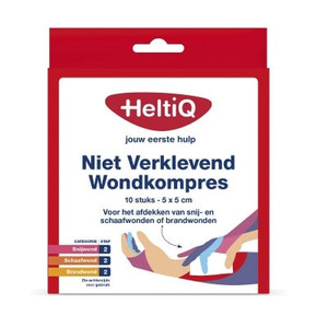 Heltiq Nichtklebender Wundverband 5x5 cm Heltiq Nichtklebender Wundverband 5x5 cm