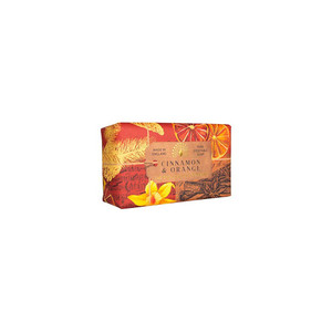 The English Soap Company Jubiläumsverpacktes Seifenstück Zimt-Sheabutter-Feuchtigkeitsseife 190 g – Zimt- und Orangenduft The English Soap Company Jubiläumsverpacktes Seifenstück Zimt-Sheabutter-Feuchtigkeitsseife 190 g – Zimt- und Orangenduft