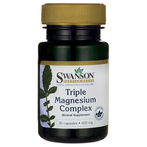 Swanson Triple Magnesium Complex 400 mg 30 Kapseln Swanson Triple Magnesium Complex 400 mg 30 Kapseln