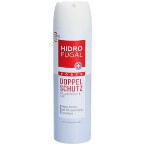 Hidrofugal FORTE DOPPELSCHUTZ Spray, starker Antitranspirant-Schutz gegen stress- und hitzebedingtes Schwitzen, Deodorant-Spray für starken Schutz, ohne Ethylalkohol, 150 ml Hidrofugal FORTE DOPPELSCHUTZ Spray, starker Antitranspirant-Schutz gegen stress- und hitzebedingtes Schwitzen, Deodorant-Spray für starken Schutz, ohne Ethylalkohol, 150 ml