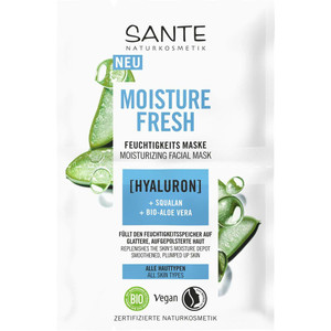 Sante Naturkosmetik Moisture Fresh Feuchtigkeitsmaske mit Hyaluron und Squalan Sante Naturkosmetik Moisture Fresh Feuchtigkeitsmaske mit Hyaluron und Squalan