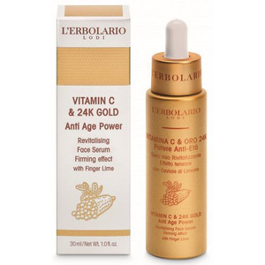 Lerbolario Vitamin C und 24 Karat Gold Anti-Aging Power Revitalisierendes Gesichtsserum Lerbolario Vitamin C und 24 Karat Gold Anti-Aging Power Revitalisierendes Gesichtsserum