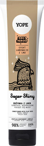 Yope Daily Heroes – Superglänzende Haarspülung mit Flachs für krauses Haar, 170 ml Yope Daily Heroes – Superglänzende Haarspülung mit Flachs für krauses Haar, 170 ml