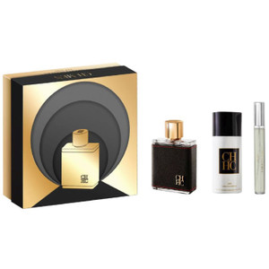 Carolina Herrera Ch Men Eau De Toilette Spray 100ml Set 3 Pieces Carolina Herrera Ch Men Eau De Toilette Spray 100ml Set 3 Pieces