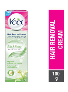 Veet Silk y Fresh Crema Depilatoria Piel Seca 100 ml Veet Silk y Fresh Crema Depilatoria Piel Seca 100 ml