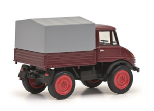 Schuco 452660900 - Unimog U406 rot, 1:87 - Modellauto Schuco 452660900 - Unimog U406 rot, 1:87 - Modellauto