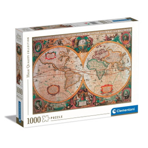 Hochwertige Sammlung – 1000 Teile Puzzle – Antike Karte Hochwertige Sammlung – 1000 Teile Puzzle – Antike Karte