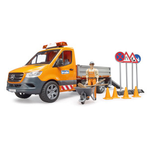 Bruder 02677 - Mercedes Benz Sprinter Kommunal mit Fahrer, Sound Modul & Zubehör Bruder 02677 - Mercedes Benz Sprinter Kommunal mit Fahrer, Sound Modul & Zubehör