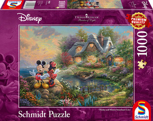Disney, Sweethearts Mickey & Minnie - 1000 Teile Puzzle (Thomas Kinkade) Disney, Sweethearts Mickey & Minnie - 1000 Teile Puzzle (Thomas Kinkade)