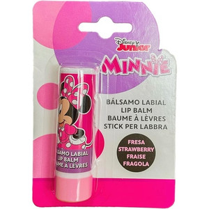 Minnie Mouse Erdbeer-Lippenbalsam für feuchtigkeitsspendende und pflegende Kinderlippen Minnie Mouse Erdbeer-Lippenbalsam für feuchtigkeitsspendende und pflegende Kinderlippen