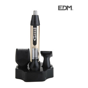 EDM 07594 Batteriebetriebenes Gesichtshaarschneider-Set, mehrfarbig EDM 07594 Batteriebetriebenes Gesichtshaarschneider-Set, mehrfarbig