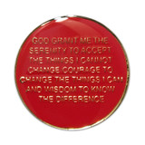 Keep it Simple Butterfly Recovery Medallion with Serenity Prayer