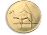 Camel 22k Gold Plated AA Medallion