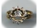 775 14k Lady Cubic Zirc Ring