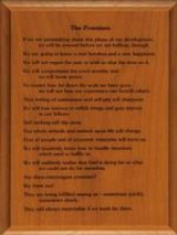 Recovery Hardwood Plaques