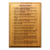 Recovery Hardwood Plaques