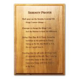 Recovery Hardwood Plaques