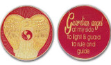 Tri Plated Guardin Angel- Red