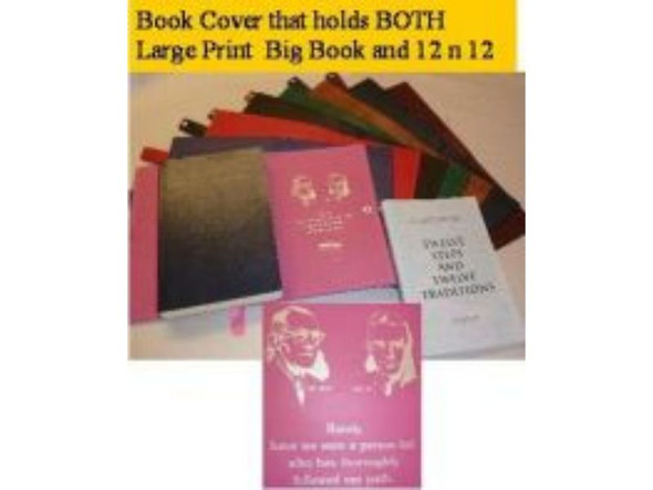 Giant Print Double Deluxe Book Cover-Bill & Bob- Medallion Holder