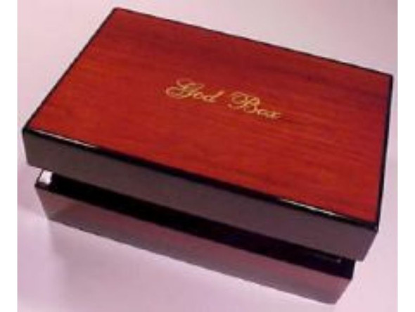 God Box with Serenity pouch and upholstered interior