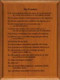 Recovery Hardwood Plaques