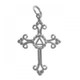 AA Symbol Set in an Open Cross 14k or Sterling