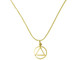 AA Symbol Pendant Necklace set in 14k or Sterling Silver