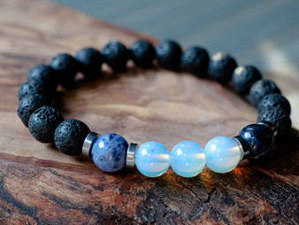 Visionary - Opal, Sodalite and Lava Stone