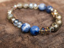 Fortune - Pyrite and Sodalite Bracelet