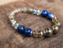 Money Making - Pyrite and Lapis Lazuli Bracelet