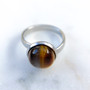 Tiger Eye Ring - 10mm