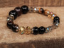 Fearless - Onyx and Tiger Eye Bracelet