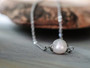 Classy Pearl Necklace & Earrings Set