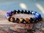 Confident - Tiger Eye, Sodalite, Black Onyx, Amethyst Bracelet