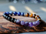 Confident - Tiger Eye, Sodalite, Black Onyx, Amethyst Bracelet