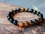 Modern - Tiger Eye & Black Onyx Bracelet