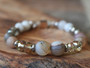 New Vibes for  2021 - Druzy and Moonstone Bracelet 