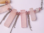 Empress Rose Quartz Necklace and Earrings set