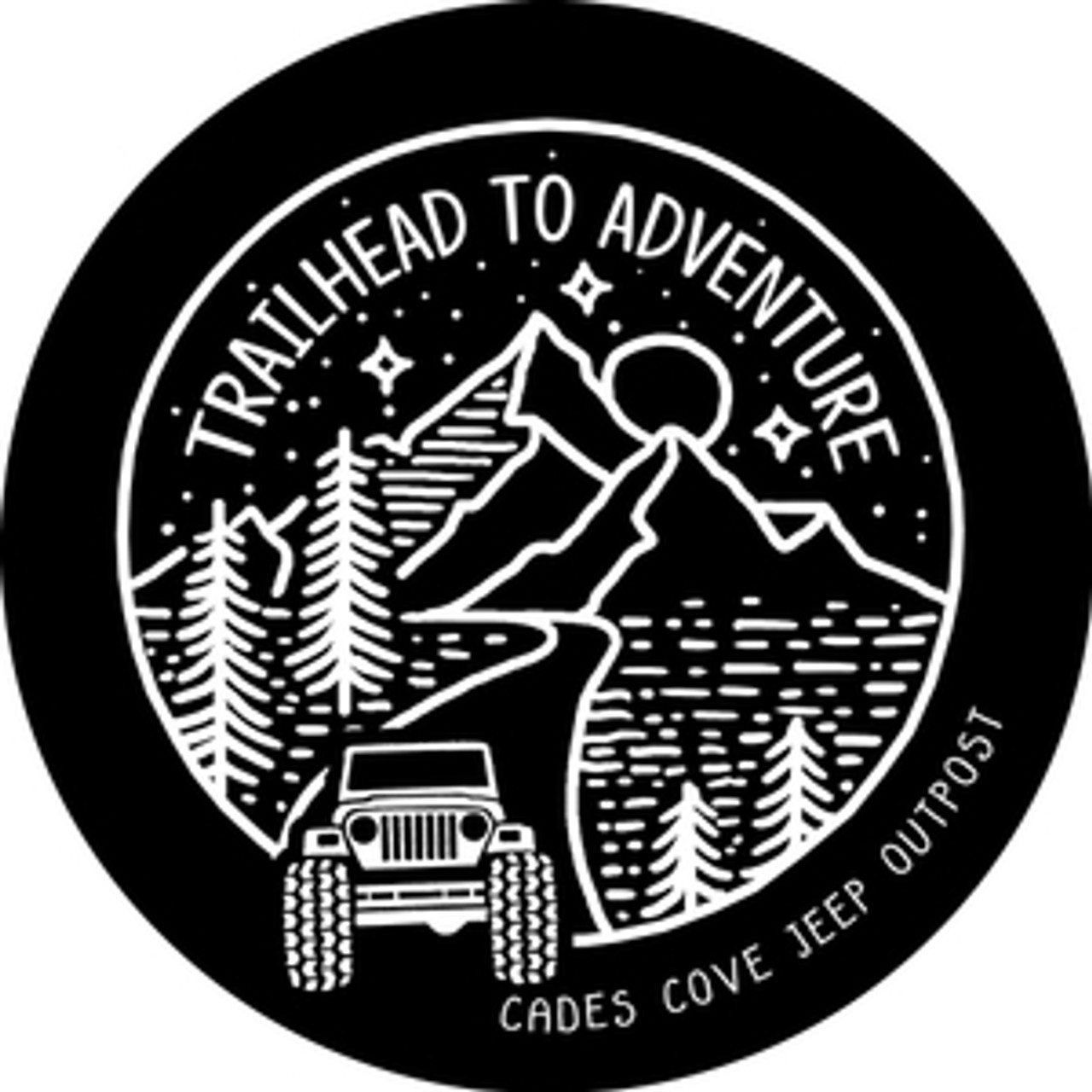 Trailhead To Adventure Decal Cades Cove Jeep Outpost
